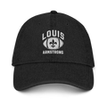 Louis Armstrong Denim Football Hat Front