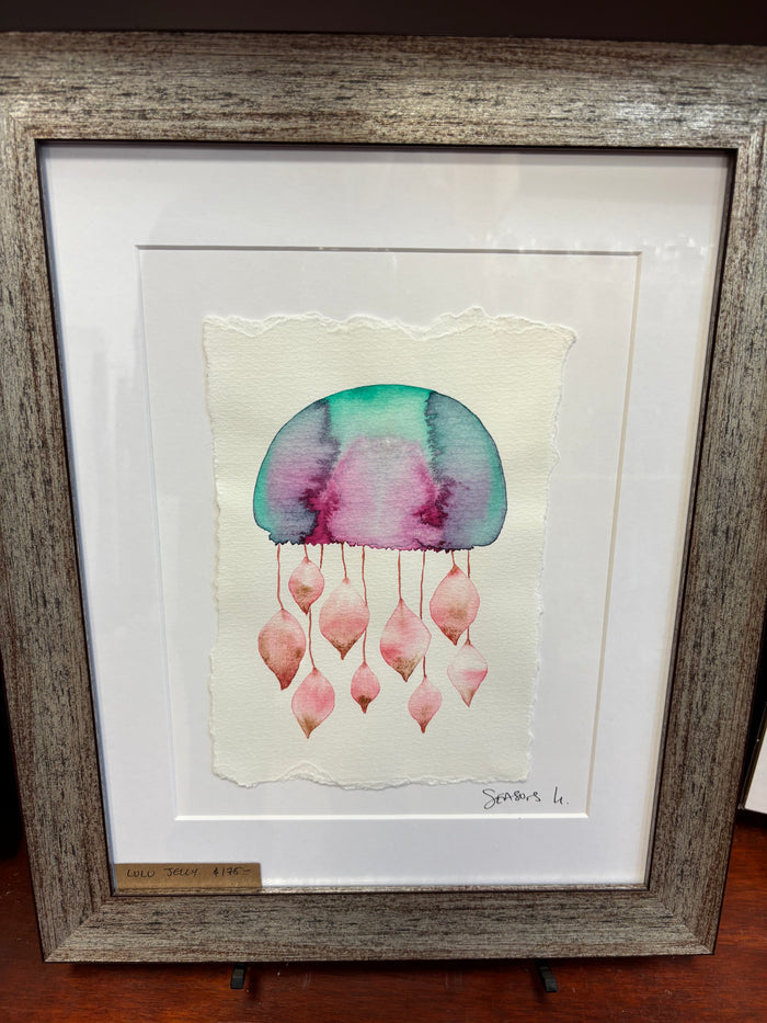 LuLu Jelly 11x14  - Original Watercolor Paintings By Seasons Kaz Sparks