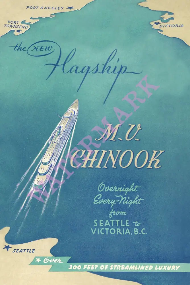 M V Chinook, Seattle - Victoria BC