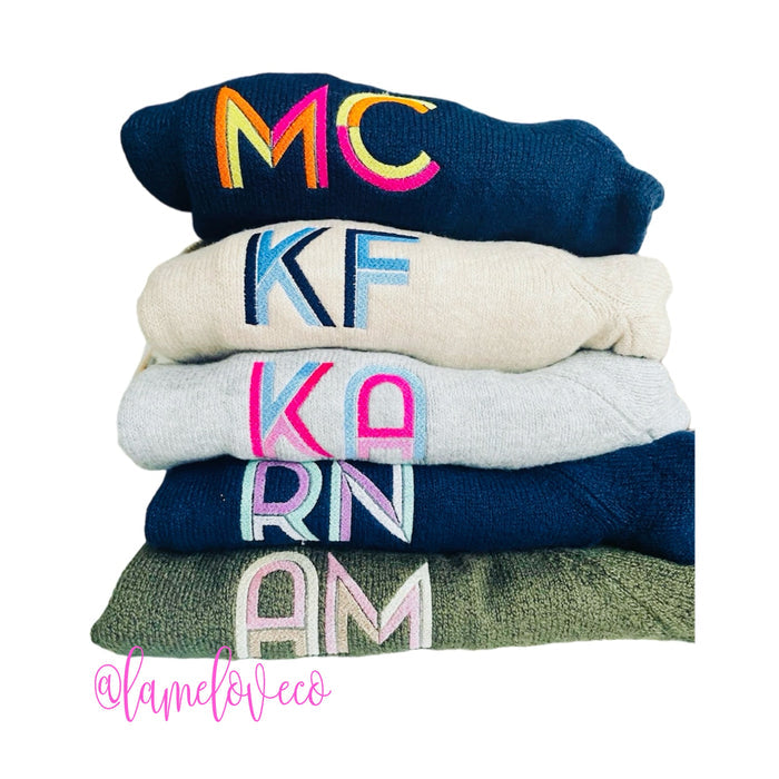 Madison Multi Fill Embroidery Font Package 4x4