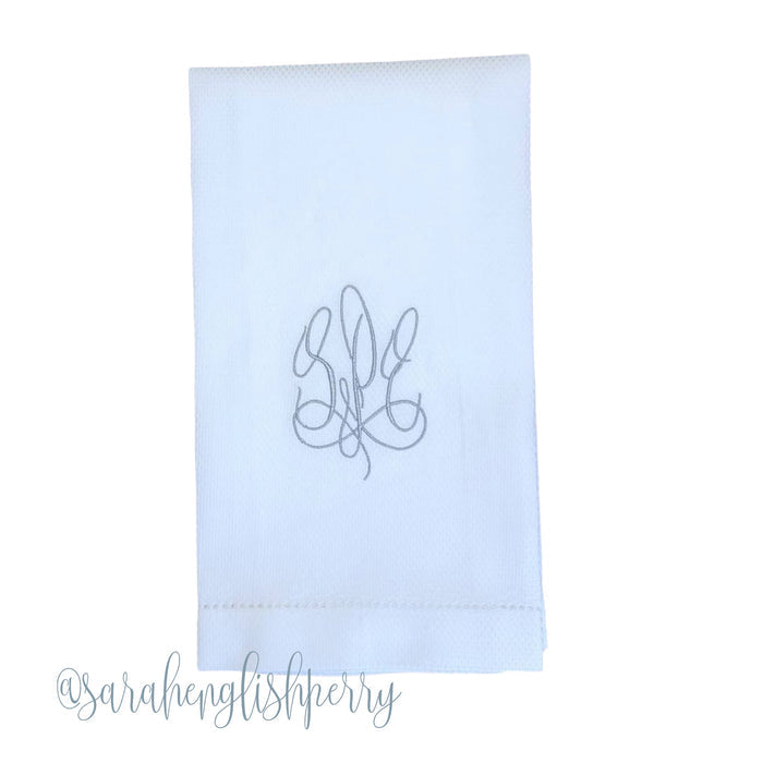 Maggie Script Monogram Satin Embroidery Font Package