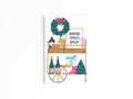 Making Spirits Bright Bar Cart Refrigerator Magnet