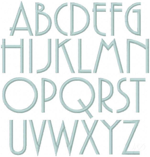 Margo Satin Embroidery Font for Monogramming