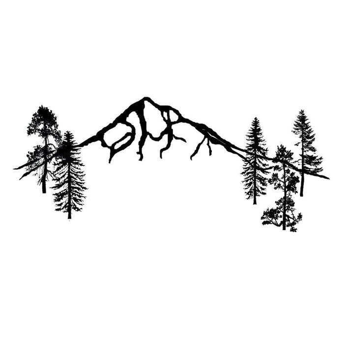 Mountain Forest *Limited Edition* T-Shirt - Long Sleeve Unisex Heather Deep Teal