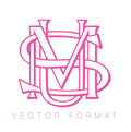 MSU SMU EPS PDF PNG SVG Monogram Vector Format