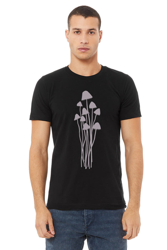 Mushroom Caps *Limited Edition* T-Shirt - Unisex Black