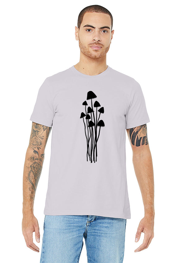Mushroom Caps *Limited Edition* T-Shirt - Unisex Lavender Dust