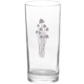 Mushrooms Mushroom Caps Color Grey Tall Collins Glass