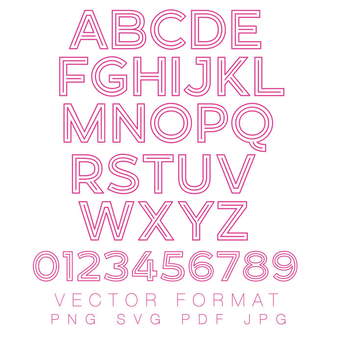 Neon Signage Vector Format PNG SVG PDF JPG