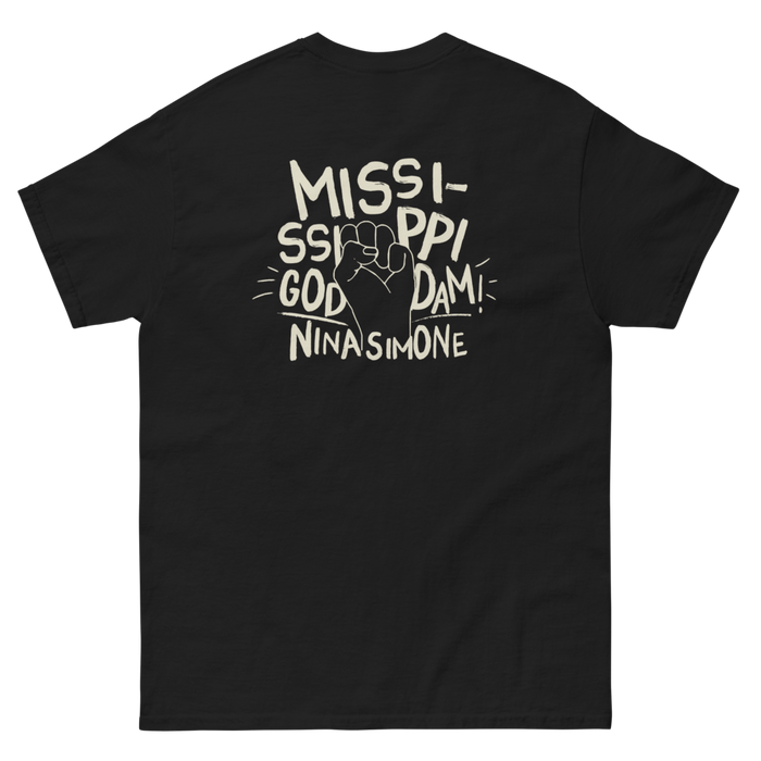 Nina Simone: Mississippi Goddamn Anniversary T-Shirt (Black) Back