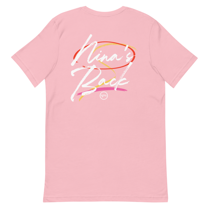 Nina Simone: Nina's Back Pink T-Shirt Back