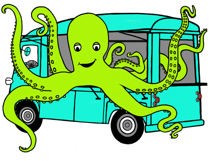 Octo Taco Iron-On-Patch