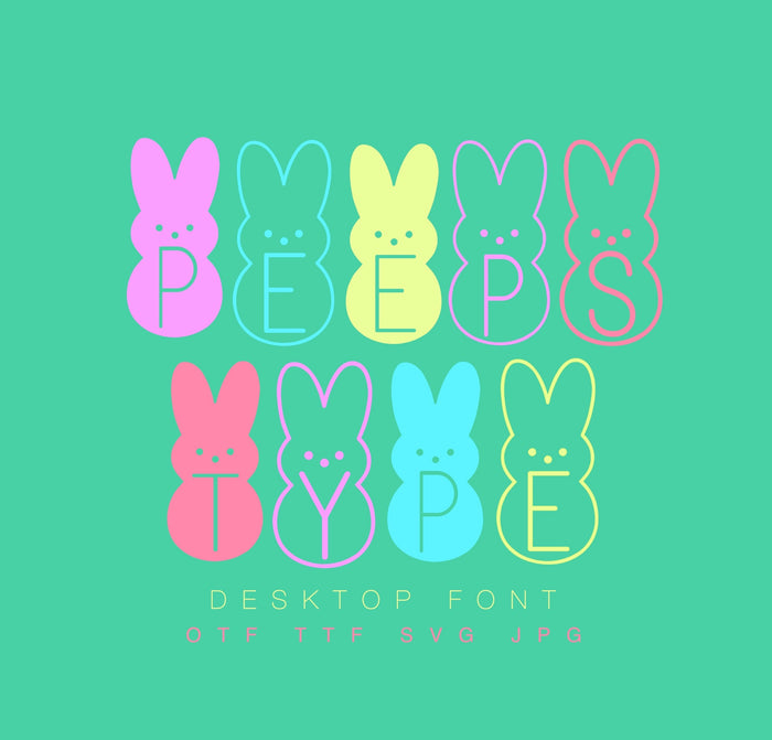 Peeps Type Desktop