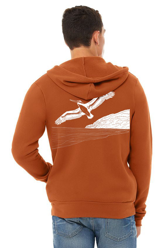 Pelicanza Pelican Beach *Limited Edition* Ultra Soft Zip Up Hoodie - Unisex Autumn