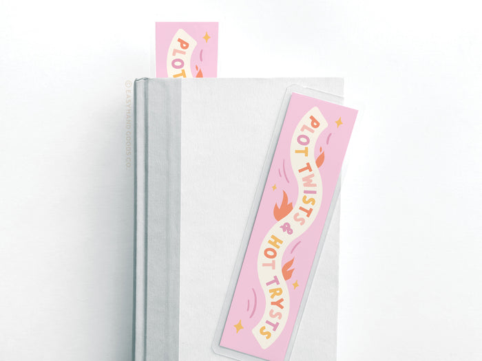 Plot Twists & Hot Trysts Laminated Bookmark