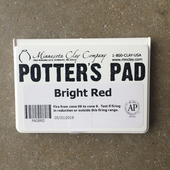 Potter's Ink Pad - Bright Red