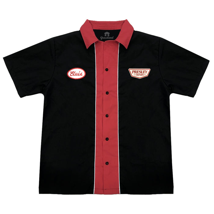 Presley Motors Men's Woven Shirt front
