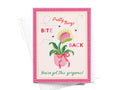 Pretty Things Bite Back Venus Flytrap Greeting Card