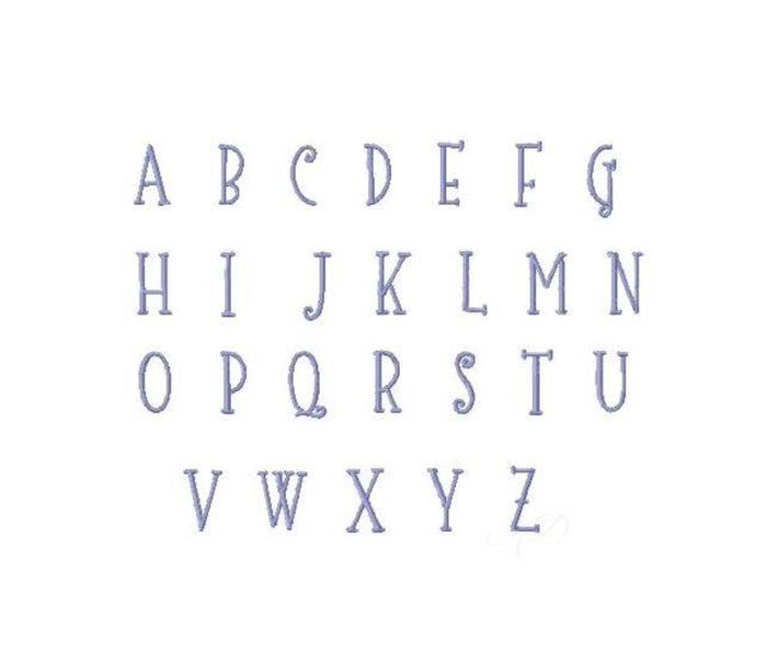 Queen Street Embroidery Font Package