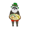 Radicchio Raccoon Lapel Pin