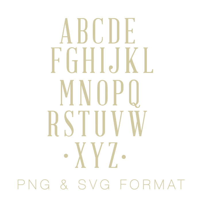 Reynolds Monogram PNG & SVG Monogram Font