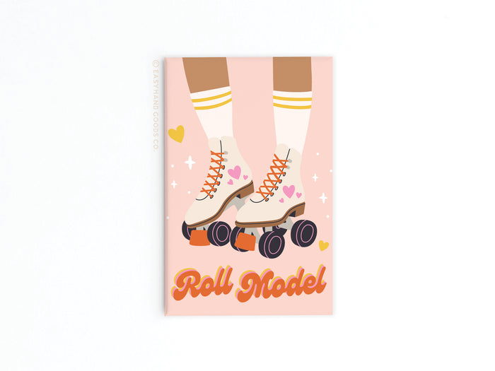 Roll Model Rollerskates Refrigerator Magnet