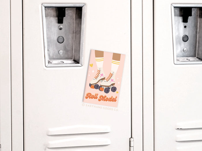 Roll Model Rollerskates Refrigerator Magnet
