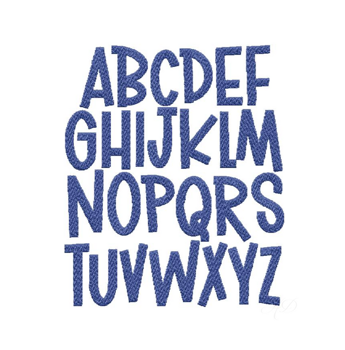 Ruby Jane Embroidery Font 4x4 | Unique Monogramming Design