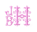 Ruby Solid Satin Stitch Embroidery Font for crafting