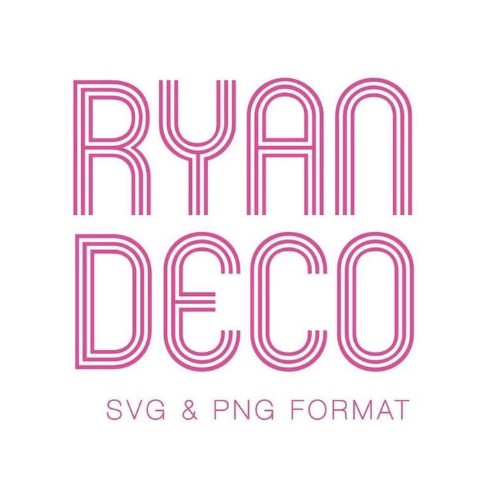Ryan Deco SVG & PNG Format