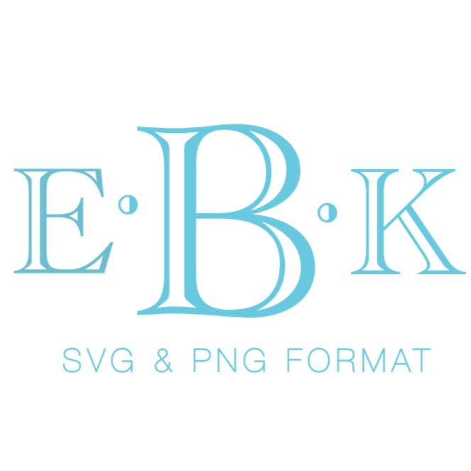 Ryan Open PNG & SVG Cricut Monogram Font