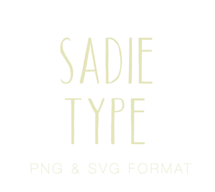 Sadie Monogram PNG & SVG Monogram Font