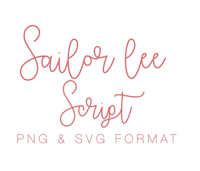 Sailor Lee Monogram PNG PDF SVG Monogram Font