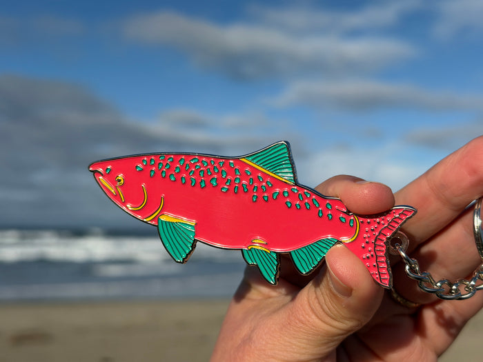 Salmon Key Chain