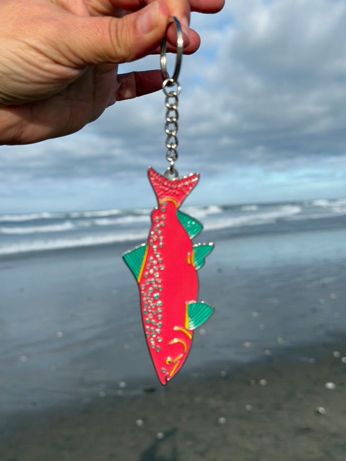 Salmon Key Chain