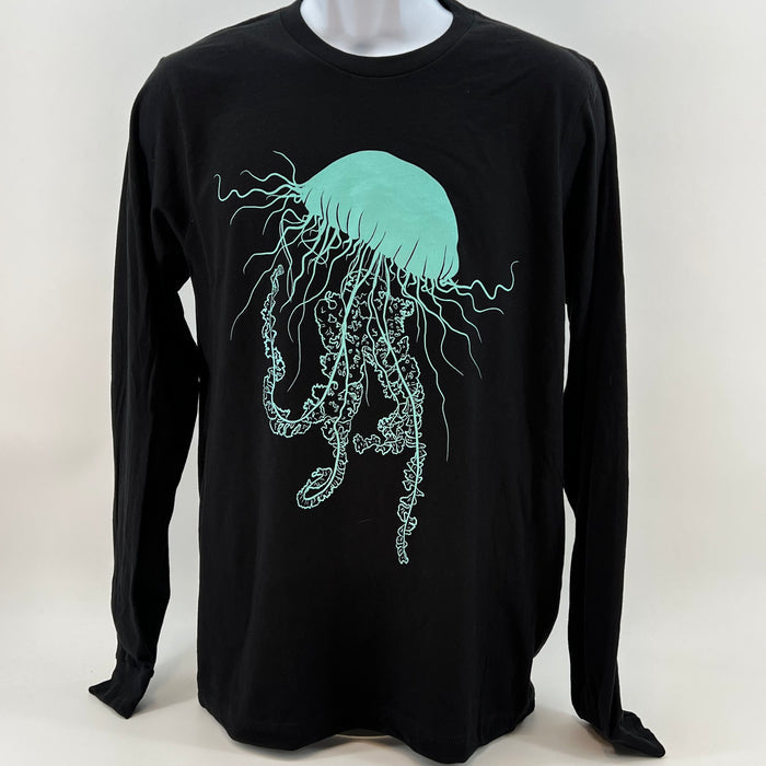 Sashay Jellyfish T-Shirt - Long Sleeve Unisex Black