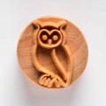 Scl-053 Large Round Stamp Owl
