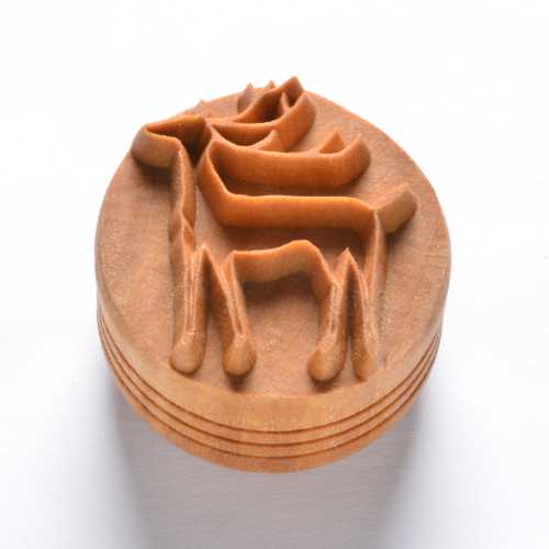 Scl-096  Large Round Stamp Deer