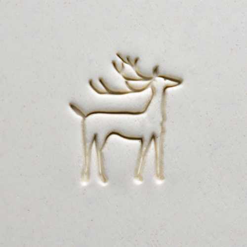 Scl-096  Large Round Stamp Deer