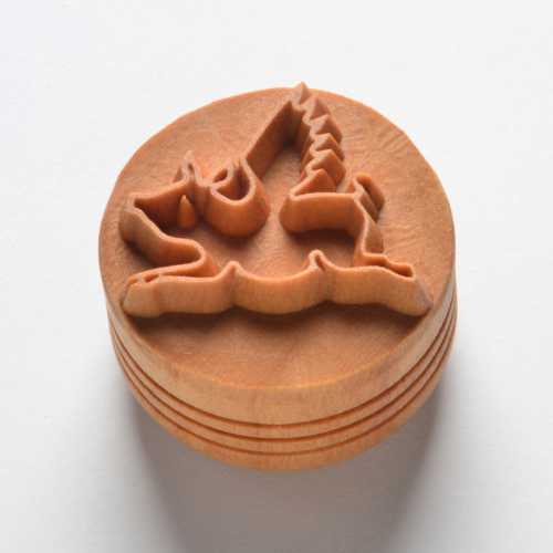 Scl-117 Large Round Stamp When Pigs Fly