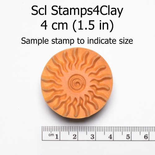 Scl-122 Large Round Stamp Trilobite Fossil
