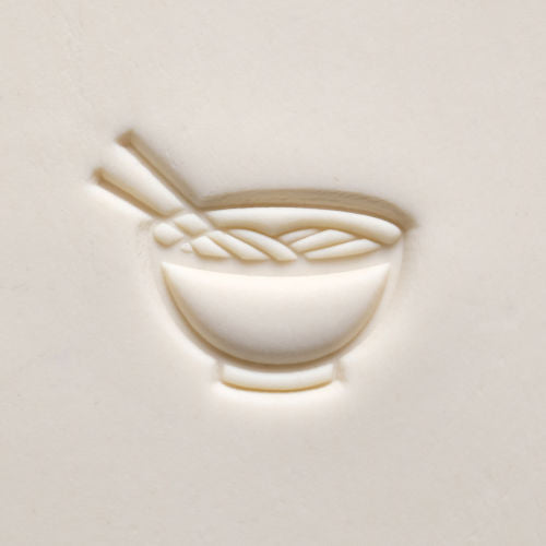 Scl-160 Large Round Stamp Ramen Bowl