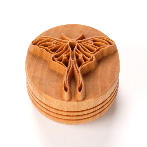 Scl-169 Large Round Stamp Luna Moth