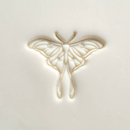 Scl-169 Large Round Stamp Luna Moth