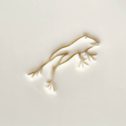 Scl-172 Large Round Stamp – Leaping Frog