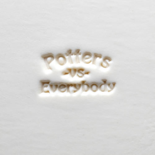 Scl-184 Large Round Stamp  Potters vs Everybody