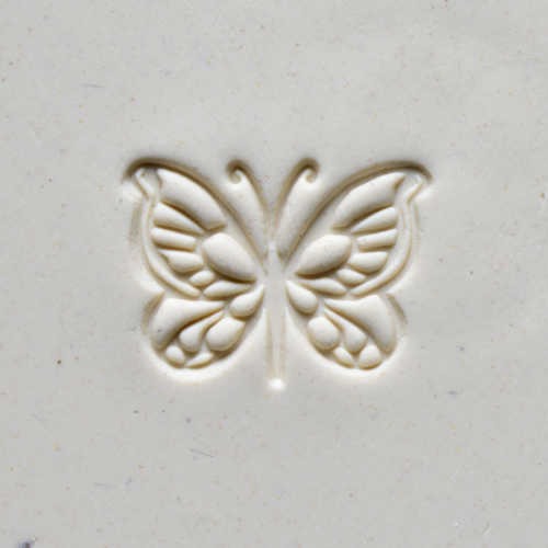 Scxl-016 X Large Round Stamp Butterfly