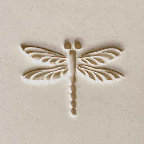 Scxl-017 X Large Round Stamp Dragonfly