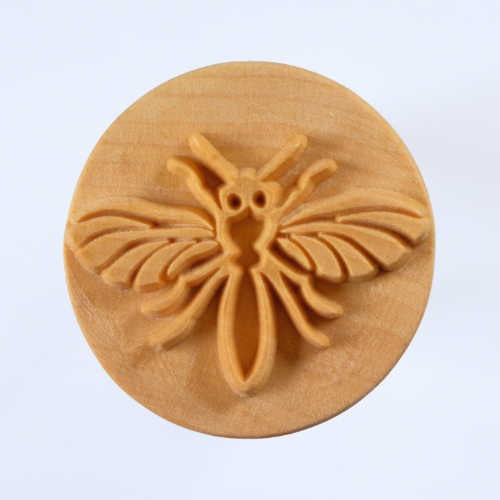 Scxl-023 X Large Round Stamp Honey Bee