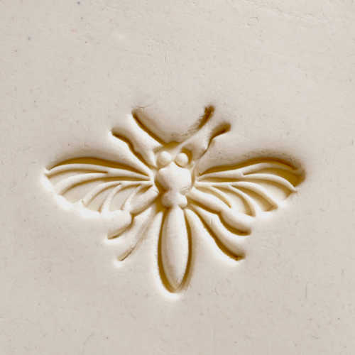 Scxl-023 X Large Round Stamp Honey Bee